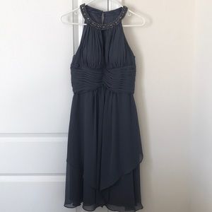 Charcoal grey dress